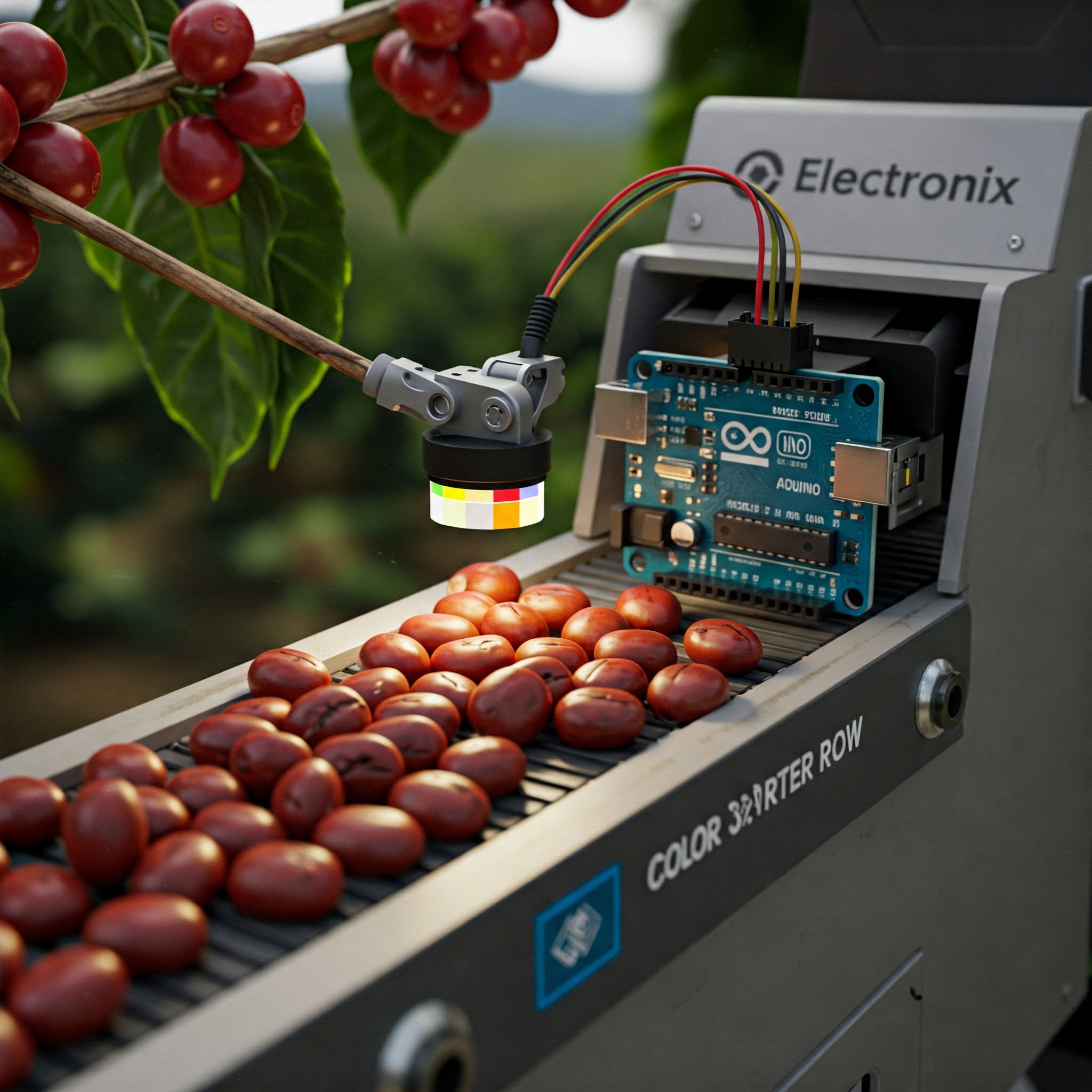 Automatic Coffee Bean Color Sorter